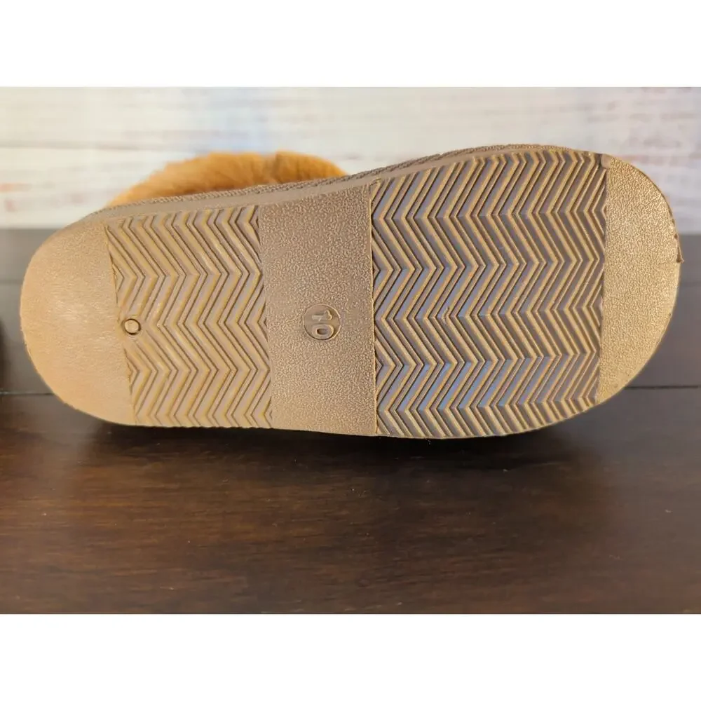 Avalanche Kids Cozy Chestnut Boots NWT Size 10 Faux Fur